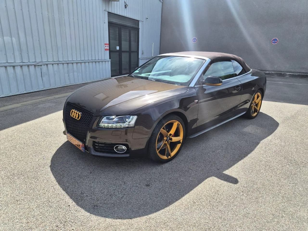 Audi A5 S Line Plus 2010 d'occasion bronze - Ideo Car Cabestany